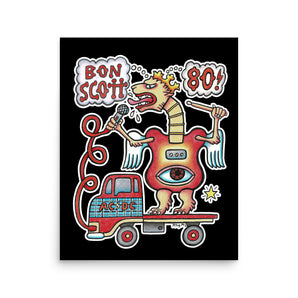 Reg Mombassa Black Poster